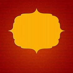 Vintage background with golden frame vector illustration N3