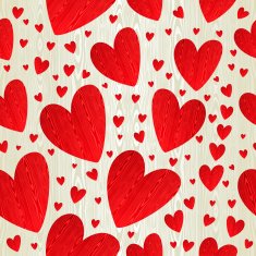 Wooden texture heart pattern