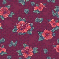pattern of Hibiscus N17