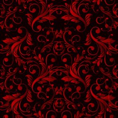 Abstract vintage seamless damask pattern N61
