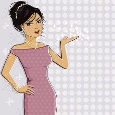 Glamorous Girl Presenting