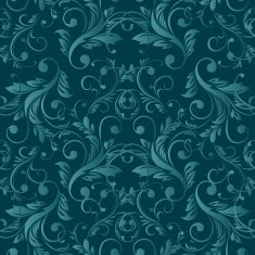 Abstract vintage seamless damask pattern N62