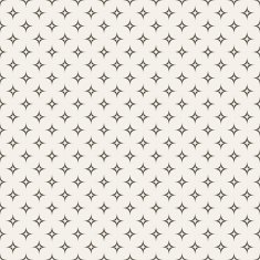 Black and white abstract star seamless pattern Vector illustration