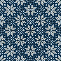 Winter Holiday Seamless Knitted Pattern N27