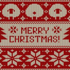 Scandinavian seamless knitted pattern N6