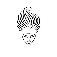tattoo of a woman's head