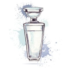 Beautiful perfume bottle N16
