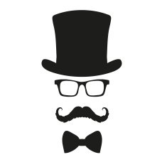Fashion silhouette hipster style vector illustration N36