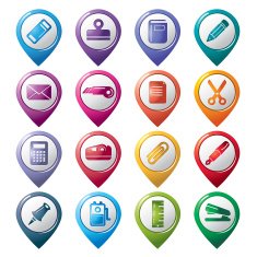 Stationary Pointer Icons