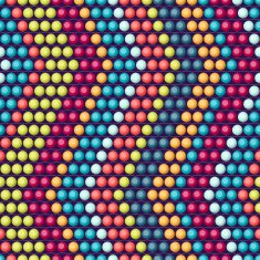 Ethnic african beads abstract color seamless pattern N8