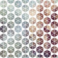 Retro pattern of geometric shapes N60