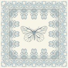 Abstract decoration vintage background and butterfly N2