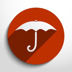 Vector umbrella web icon N9