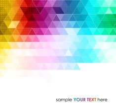 Abstract colorful geometric background N27