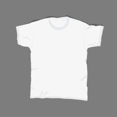 blank t-shirt white
