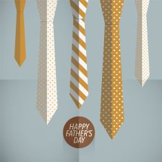 Vintage father ties template