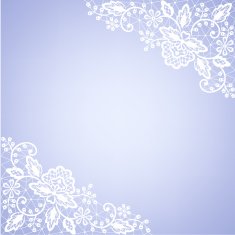 lace fabric white frame