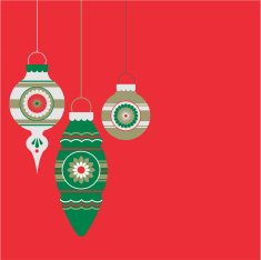 Christmas Tree Baubles Hanging