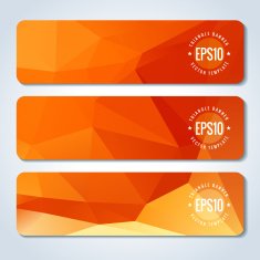 Abstract vector header banners N159
