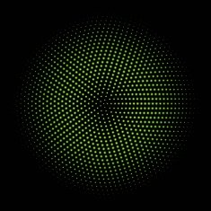 green circle of halftone vector illustration 10 eps N2