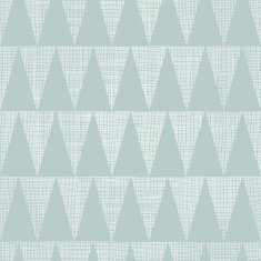 Abstract silver gray fabric textured triangles seamless pattern background