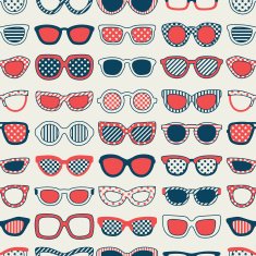 seamless sunglasses fabric pattern