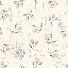 grungy floral seamless pattern N4
