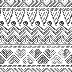 Ethnic ornamental textile seamless pattern N49