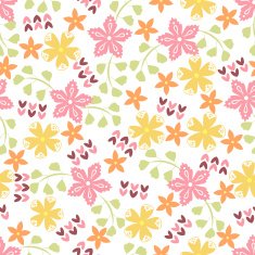 Seamless Floral Pattern N874