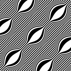 Vector abstract pattern with wavy stripes modern stylish texture