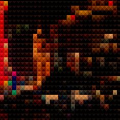 abstract colorful mosaic style background