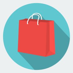 Vector shopping bag Icon N5