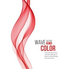 Abstract curved lines background Template brochure design N153