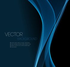 Smooth wave stream line abstract header layout Vector illustration N48
