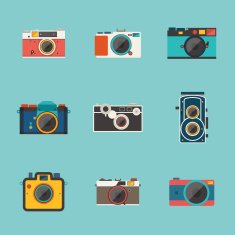 vintage camera icon