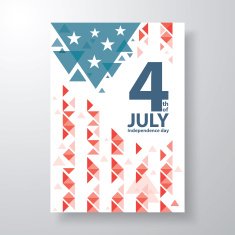 Fourth of july cover design