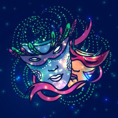 Carnival mask vector illustration N3