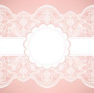 card with lace N4