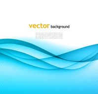 Abstract colorful blue vector waved background N6