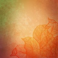 Abstract autumn vintage background N4
