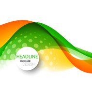 Abstract curved lines background Template brochure design N157