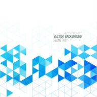 Abstract color triangles poster N18