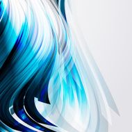 abstract blue design elements on a light background