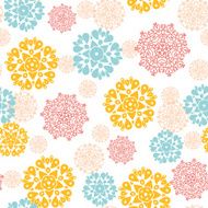Abstract decorative circles stars seamless pattern background