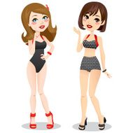 Vintage Swimsuit and Bikini