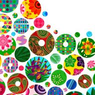 Multicolor abstract bright background N5
