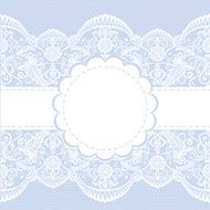 lace floral frame N14