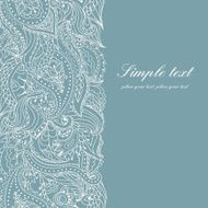 Background invitation with lace