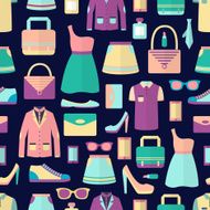Shopping seamless pattern N4