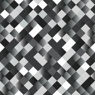 Seamless background with shiny silver squares